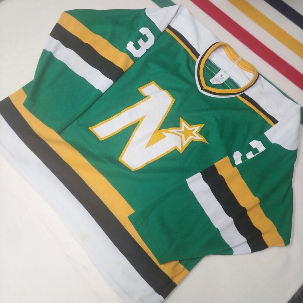 Vintage Minnesota North Stars CCM Hockey Jersey Maska Air-Knit Canada Mens XL